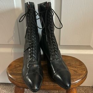 Witch’s Boots. Antique Boots for display only.